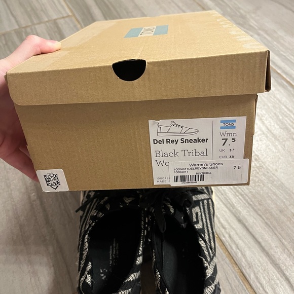 Toms Del Rey Sneaker Tribal Woven in Black - Picture 10 of 10